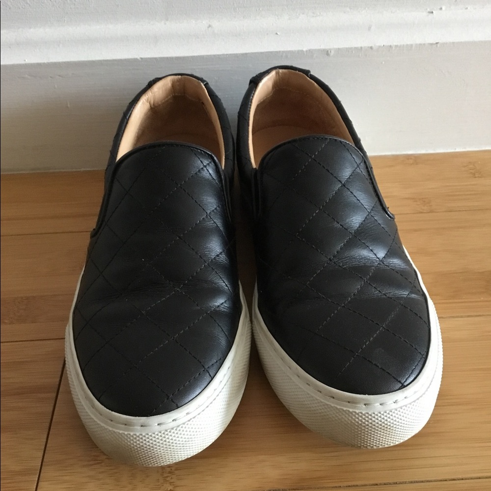 Quilted Leather Greats Slip-Ons
